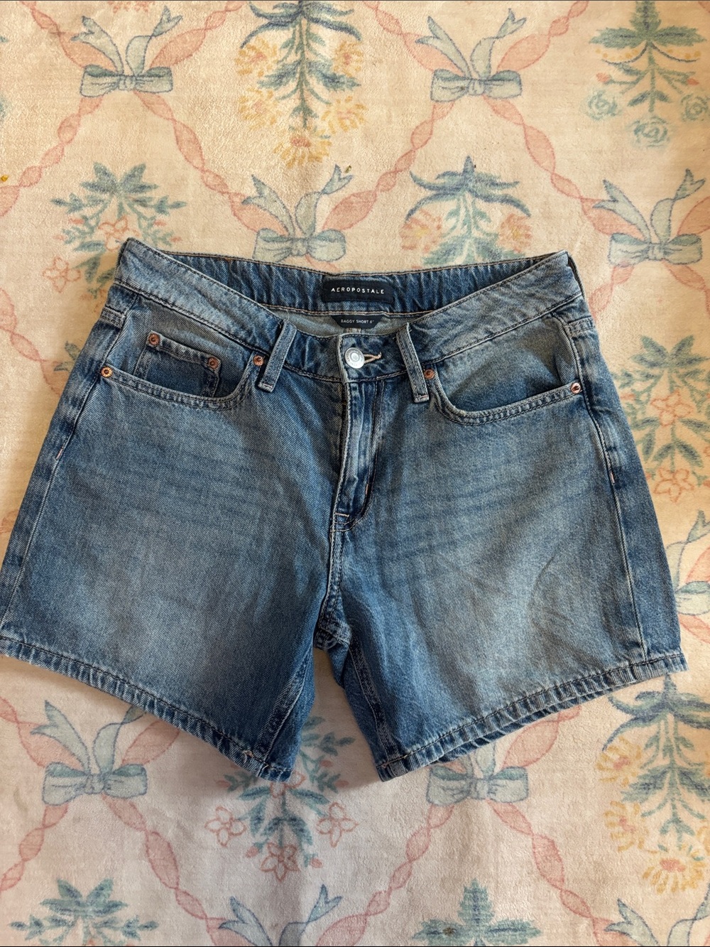 Aeropostale Light Blue Denim Cutoff Shorts